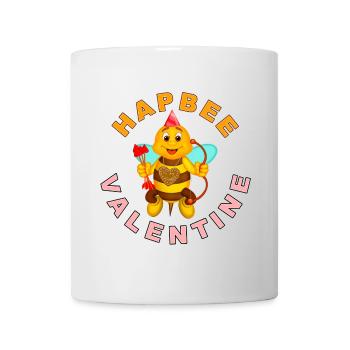 HAPBEE Saint Valentin avec texte 2 - Mug blanc - blanc - Devant