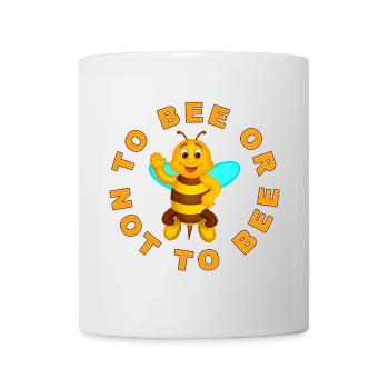 Être abeille ou ne pas être abeille - Mug blanc - blanc - Devant