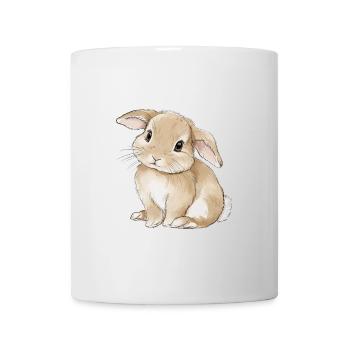 Mignon bébé lapin lapin - Mug blanc - blanc - Devant
