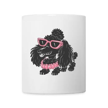 Drôle de caniche - Mug blanc - blanc - Devant
