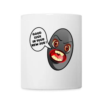 BLACK OLIVE GOOD LUCK NEW JOB - Mug - white - Front