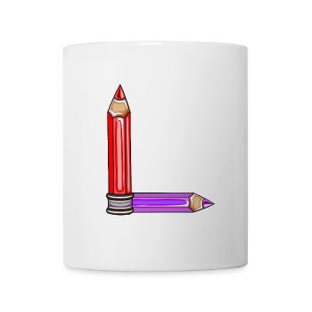 LETTER L NAME - Mug - white - Front