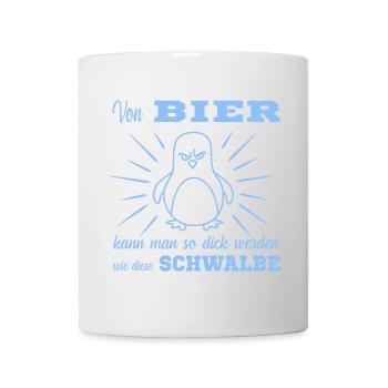 Bier Pinguin - Tasse - Weiß - Vorne