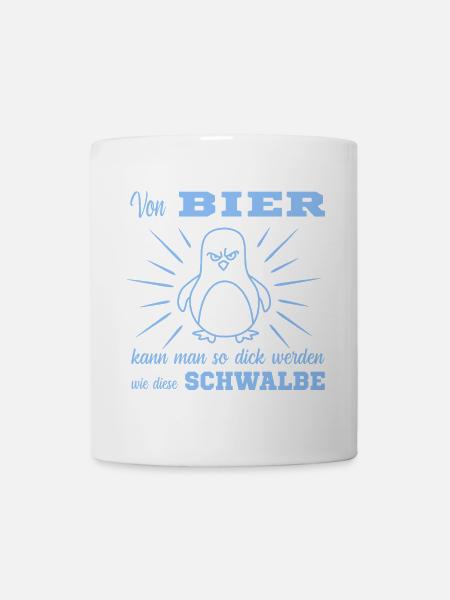 Bier Pinguin - Tasse - Weiß