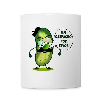 GASPACHO DE CONCOMBRE - Mug blanc - blanc - Devant