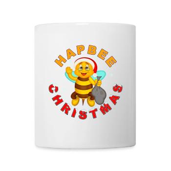 HAPBEE Noël avec texte 2 - Mug blanc - blanc - Devant