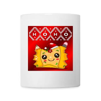 WEIHNACHTEN SCHULKIND LEHRER MAULTASCHEN - Tasse - Weiß - Vorne