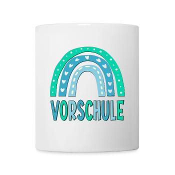 VORSCHULE VORSCHULKIND REGENBOGEN - Tasse - Weiß - Vorne
