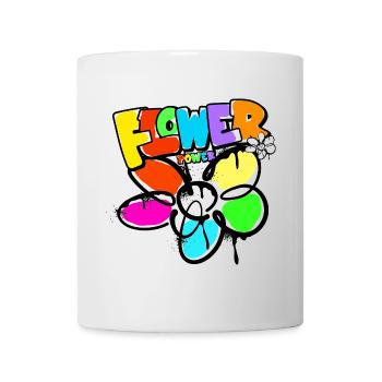 Flower Power Flower Child World Peace Graffit - Mug - white - Front