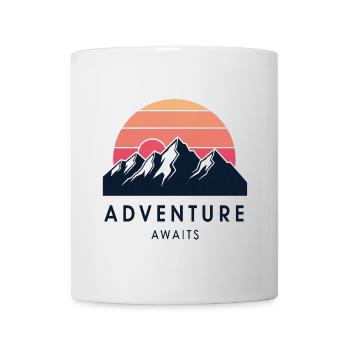 Adventure awaits - Tasse - Weiß - Vorne
