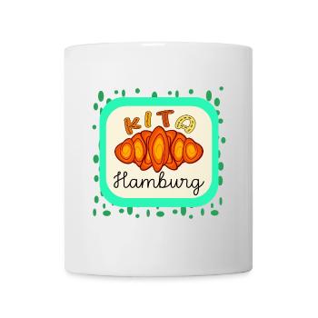 KITA KIND HAMBURG FRANZBRÖTCHEN - Tasse - Weiß - Vorne