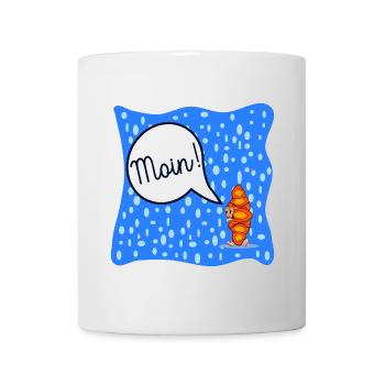 FRANZBRÖTCHEN KOSTÜM HAMBURG MOIN - Tasse - Weiß - Vorne
