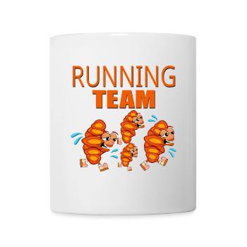 ÉQUIPE DE COURSE CROISSANTS GROUP - Mug blanc - blanc - Devant
