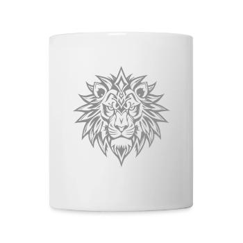 Leo Tribal - Mug blanc - blanc - Devant