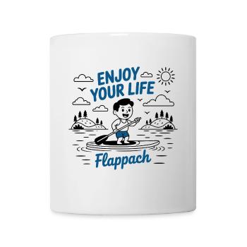 Enjoy Your Life - Flappach SUP fun - Mug - white - Front