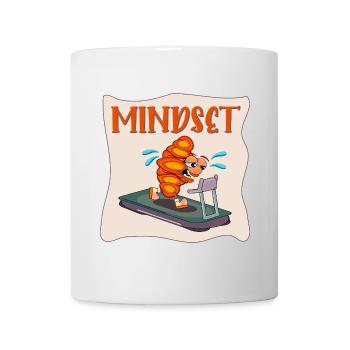 CROISSANT RUNNER DRÔLE D’ÉTAT D’ - Mug blanc - blanc - Devant