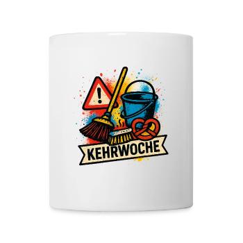 Kehrwoche Typisch Schwäbisch - Tasse - Weiß - Vorne