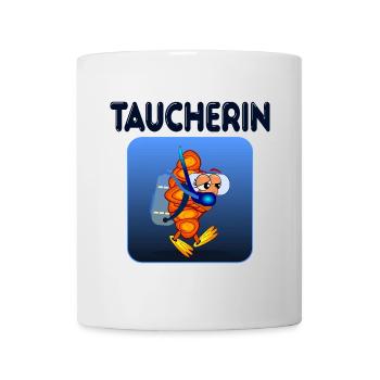 TAUCHEN TAUCHERIN HAMBURG FRANZBRÖTCHEN - Tasse - Weiß - Vorne