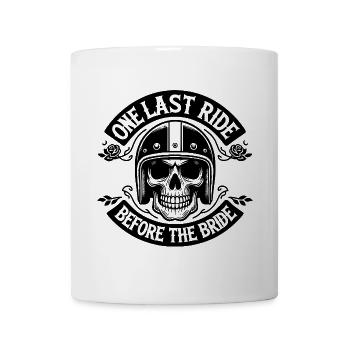 Un dernier tour avant la mariée - Mug blanc - blanc - Devant