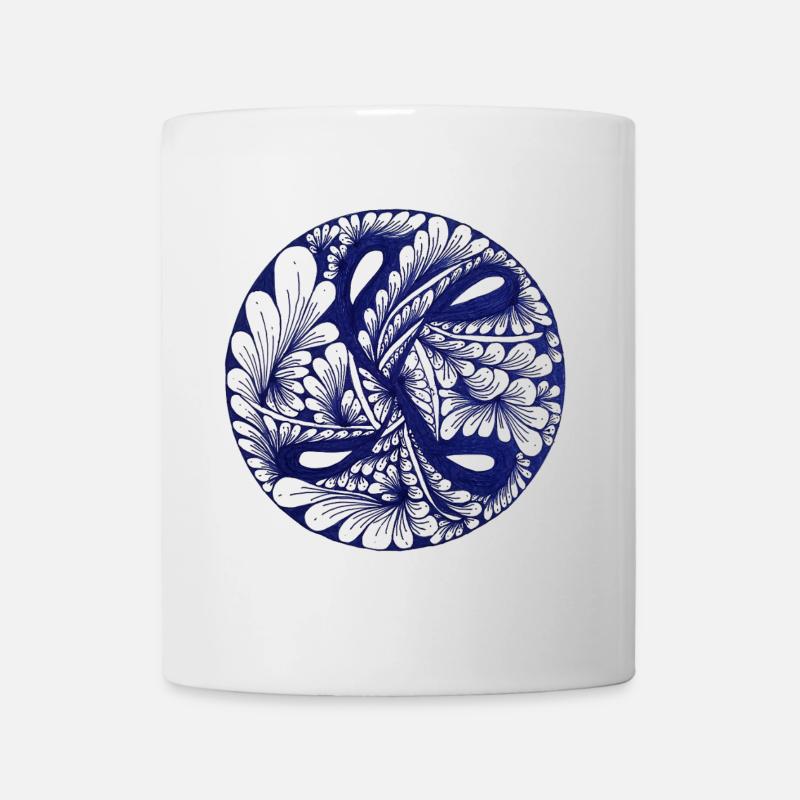 Ein Design, das verbindet –handgemalt von Martina  - Tasse - Weiß