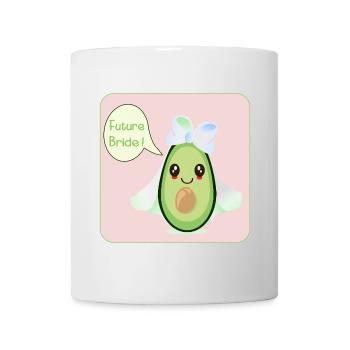 CUTE WEDDING AVOCADO FUTURE BRIDE - Mug - white - Front