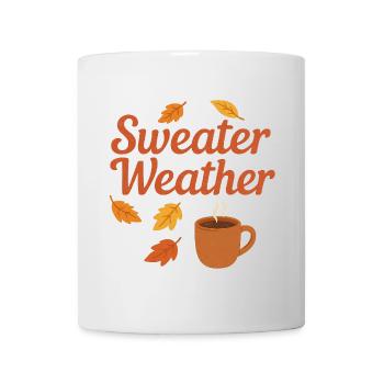 Météo du pull - Mug blanc - blanc - Devant