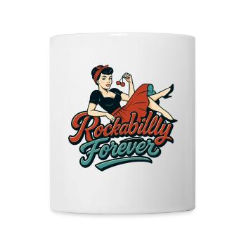 Rockabilly Forever Cherries Wife 50s Gift - Mug - white - Front