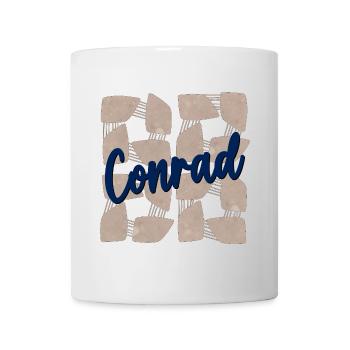 NAMENSTAG NAME CONRAD - Tasse - Weiß - Vorne