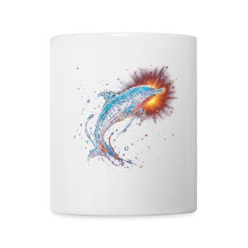 Delfin - Tasse - Weiß - Vorne