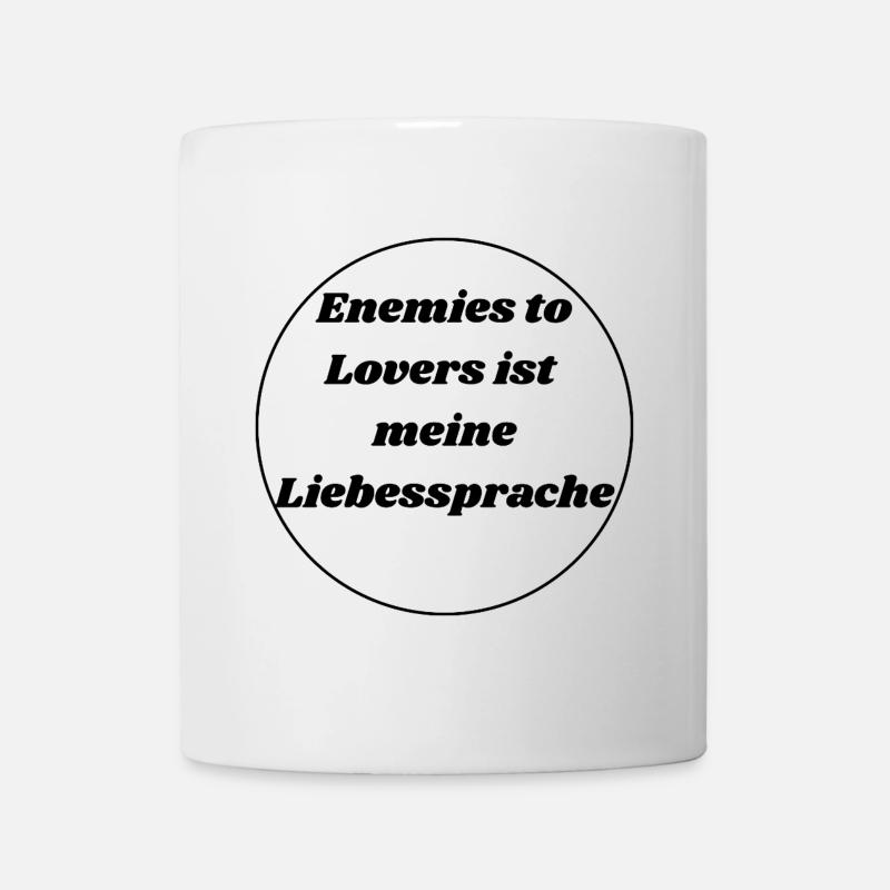 Enemies to Lovers est mon langage d’amour - Mug blanc - blanc
