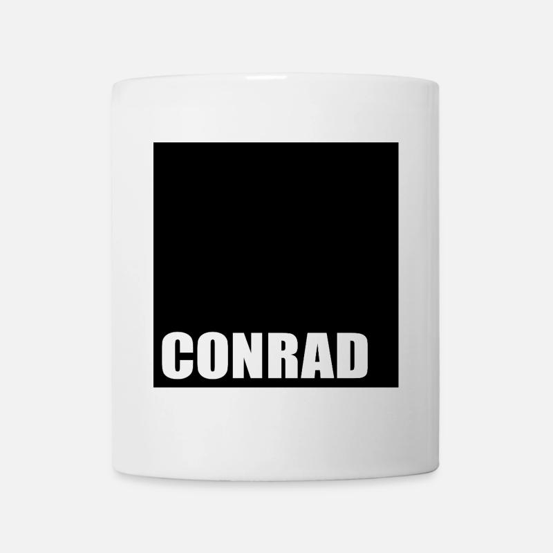 JUNGE VORNAME CONRAD - Tasse - Weiß