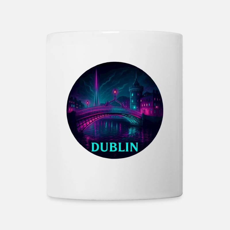 Dublin Souvenir Cyberpunk - Mug blanc - blanc