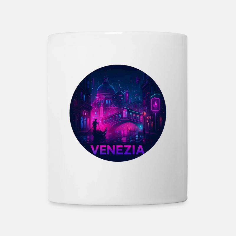 Venise Souvenir Cyberpunk - Mug blanc - blanc