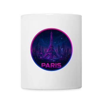 Paris Souvenir Cyberpunk - Tasse - Weiß - Vorne