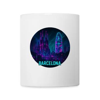 Barcelona Souvenir Cyberpunk - Tasse - Weiß - Vorne