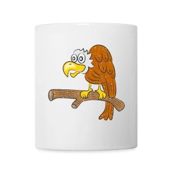 Geier Vogel - Tasse - Weiß - Vorne