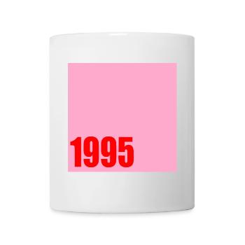 Geburtstag 1995 - Tasse - Weiß - Vorne