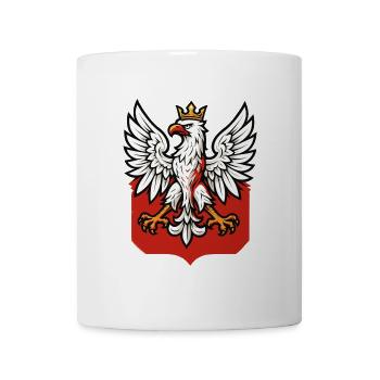 Poland Polska Eagle Emblem Flag Flag Gift - Mug - white - Front
