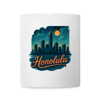 Honolulu Waikiki Capital Hawaii Aloha Gift - Mug - white - Front