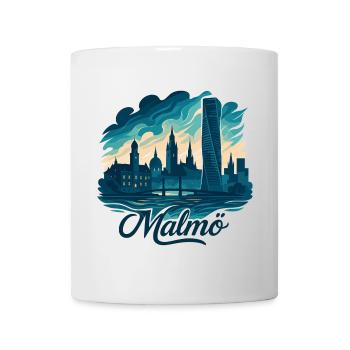 Malmö Stadt Schweden cool maritim Geschenk - Tasse - Weiß - Vorne