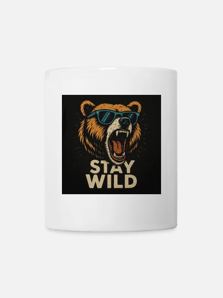 Stay Wild - Tasse - Weiß