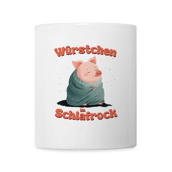 Würstchen im Schlafrock - Tasse - Weiß - Vorne
