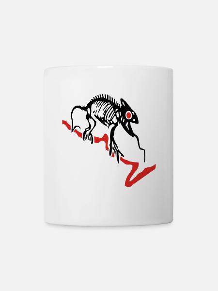 Gecko, Eidechse, Computer - Tasse - Weiß