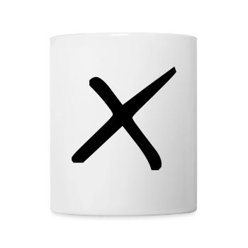 Stylish cross - Mug - white - Front