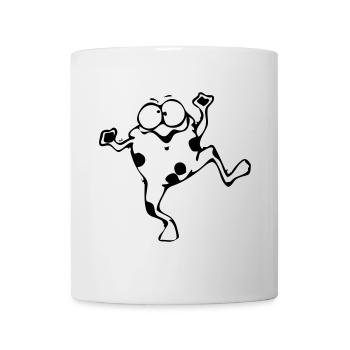 Lustiger Frosch - Tasse - Weiß - Vorne