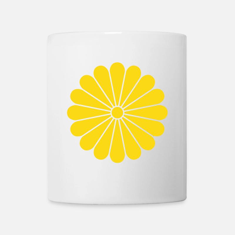chrysantheme - Tasse - Weiß