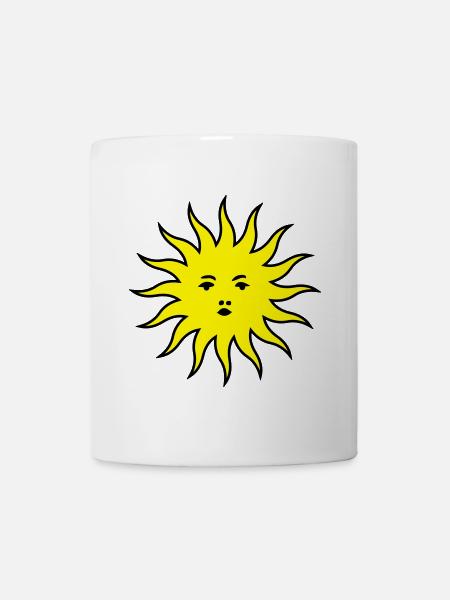 soleil - Mug blanc - blanc