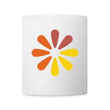 ajax loader - Mug blanc - blanc - Devant