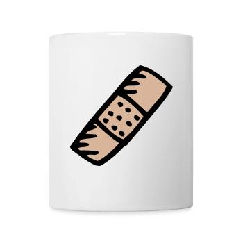 pflaster_2c - Tasse - Weiß - Vorne