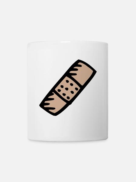 pflaster_2c - Tasse - Weiß